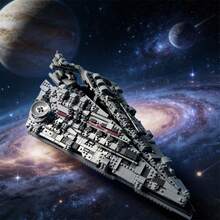 1600pcs Star Destroyer Starship Building Blocks, High Difficulty Assembly Model, Handmade DIY Construction Toy, Living Room Display Collectible - Starship Architectural Model - View 7