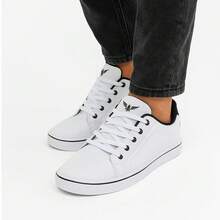 Original All Moda Sneakers Lightweight Comfortable 2025 Resistant Casual Gym School Tubler - trắng - Xem 1