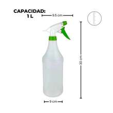 Atomizador de plástico, atomizador multiusos para el hogar, atomizador práctico recargable portátil multiuso hogar negocios durable manejo sencillo - 1 Litro - Ver 3