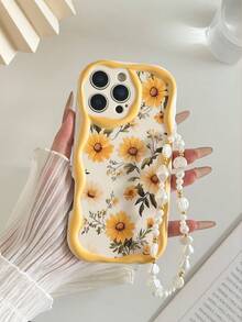 奶油色纹理波浪边花卉彩绘防摔手机壳,配串珠手链配件,兼容 17 Pro/17 Air/17/17 Pro Max/16/11/16 Pro/16 Plus/16 Pro Max/16 e/15 Pro Max/13/14/12/XS/XR/7G/8P、Galaxy S25/S25 Plus/S25 Ultra/A16/A36/A26/A56/A50/A12/A32/A52/A72/A51/A21 S/A13/A14/S24/S24 Plus/S24 Ultra、S22/A52/A53/A54/A55/S23、11/12 Pro/12/12 X/13 Pro/14 Pro/15 Pro 等机型。 10/9/Note9/12c/Note11pro/Note8Pro - 彩色 - 查看 3