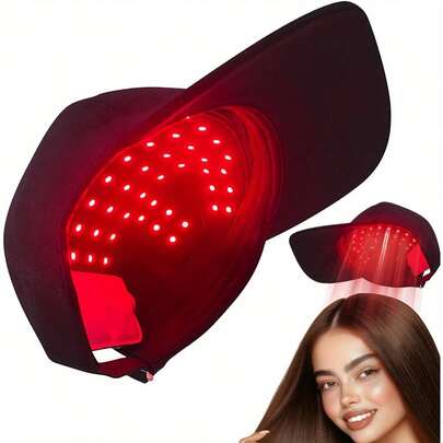 660nm & 850nm Red Light Therapy Hat Hair Loss Treatment Cap Hair Growth Regrowth LED Hair Growth Device, Advanced Laser Hair Growth Cap, Red Light Therapy For Hair Growth For Both Men And Women