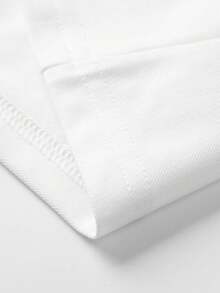 Men's Solid Color Short Sleeve Casual Commuter Polo Shirt, Suitable For Golf Sports, White Polo Shirt - White - View 6