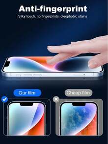 Bộ 3 miếng dán màn hình cường lực chống nhìn trộm, không bọt khí, chống bám vân tay, chống trầy xước, độ phân giải cao, dễ dàng lắp đặt, tương thích với các dòng máy Apple 11/12/13/13 Mini/13 Pro/13 Pro Max/14/14 Plus/14 Pro Max/15/15 Plus/15 Pro/15 Pro Max/16/16 Plus/16 Pro/16 Pro Max/17/17 Air/17 Pro/17 Pro Max/17 Pro Max/17e Series - màu đen - Xem 4