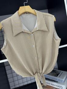 Women's Dune Blouse - Nâu sọc - Xem 2