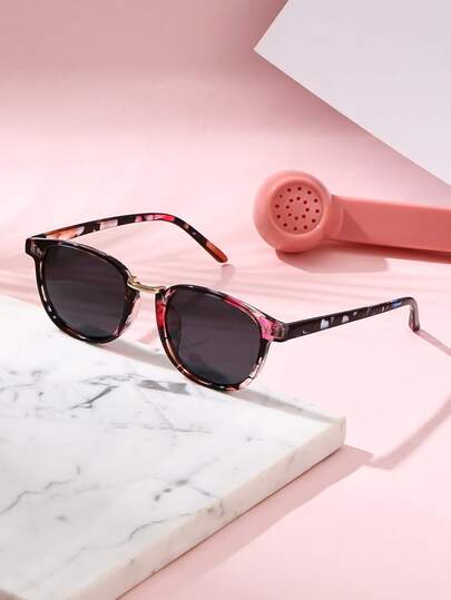 Bohemian Style Polarized Sunglasses For Women, Retro Floral Frame Plastic Fashion Glasses, Classic Design For Outdoor Sports, Cycling, Travel, Beach, Driving, Fishing, Summer UV Protection