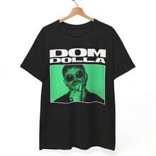 Dom Dolla EDM House DJ Unisex Heavy Cotton Tee, Casual Concert T-Shirt, Festival Wear, Music Lover Tee, Dubstep, Raves - Black - View 1