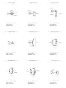 SereneSpark 1Pc 925 Sterling Silver Moissanite Classic Geometric Elements Stud Earring Flat Back Cartilage Helix Piercing Hypoallergenic Pure Silver Suitable For Women For Daily, Dates, Vacation, Wedding, Party, Holiday Gift - Silver - View 8