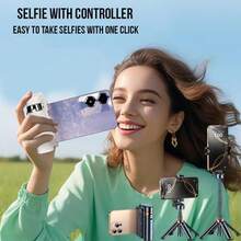 14-Inch Extendable Selfie Stick - Portable Pocket-Sized Selfie Stick With Wireless Remote, 360° Rotation & Stable Anti-Shake Design, Compatible With IOS/Android Smartphones – Ideal For Travel Vlogs, Outdoor Shooting, Live Streaming And Photo - View 5