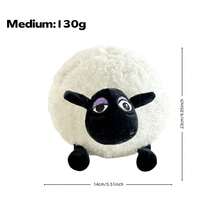 Cute Plush Cartoon Sheep Plush Doll, Soft Stuffed Animal Pillow, Suitable For Children's Gift, Bedroom Decor, Baby Comfort - Multicolor - View 12