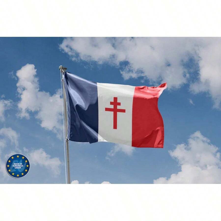 French Resistance Flag (1940-1944) |   Unique Design Print |   High Quality Materials |   5 Sizes |   Made In EU - 1PC - View 1