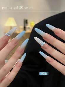FRESCOBALDI Esmalte de uñas en gel semi-sólido de 20 colores, altamente saturado y aplicable con brocha, apto para uso en salón y DIY en todas las estaciones. - Multicolor - Ver 9