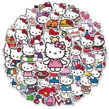 SANRIO 50-100 de bucăți de autocolante drăguțe din colecția Hello Kitty - Decor graffiti din PVC pentru telefoane, skateboard-uri, chitare și frigidere - DMX0211DMX1201-100 bucăți - Vizualizare 11