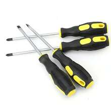 Professional Screwdriver Set: Includes Screwdriver, Flat Head Screwdriver, Star Screwdriver And Magnetic Screwdriver, Suitable For Home Repair - B-Black - View 1