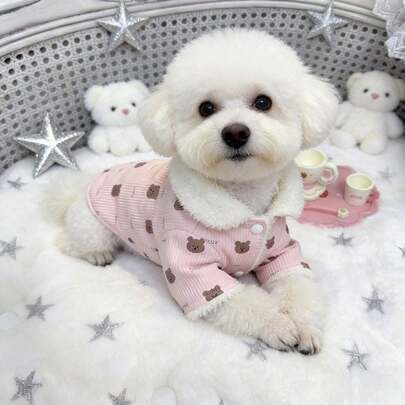 Winter & Spring Warm Clothes For Small & Medium Dogs/Cats: Cotton Sweaters, Vests, Comfortable Wool Pullovers, Fluffy Coats, And Other Cold Weather Insulated Apparel