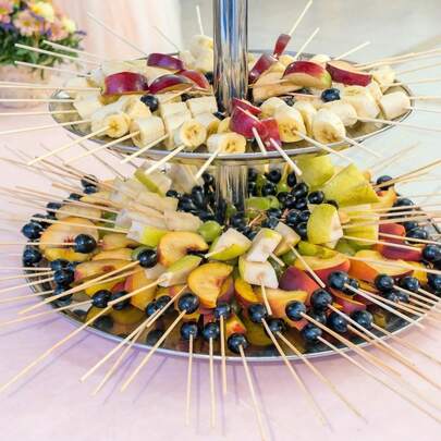 10/100/200 piezas Pinchos de bambú natural, sin astillas, resistentes al calor para BBQ al aire libre, a la parrilla, brochetas, frutas, malvaviscos, fiestas, bodas, catering de vacaciones