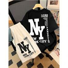 Men's Set 100% Cotton New York 1886 - Black - View 1