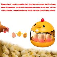 Home Incubator, Suitable For Chicken Eggs, Duck Eggs, Goose Eggs, Bird Eggs, Etc., Easy To Operate - Yellow - View 10