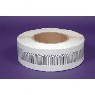 2000Pcs EAS Labels 8.2 MHz 3x3cm With Dummy Barcode
