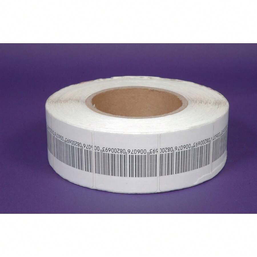 2000Pcs EAS Labels 8.2 MHz 3x3cm With Dummy Barcode - B - View 1
