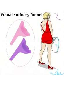 Bộ 2/1 bồn tiểu, phễu đi vệ sinh, dụng cụ chăm sóc cá nhân, bồn tiểu khẩn cấp, thiết bị đi tiểu bằng silicon, phễu đi tiểu di động dành cho nữ, dụng cụ đi tiểu ngoài trời di động dành cho nữ, bồn tiểu đứng dành cho nữ, phễu đi tiểu thẳng đứng, nhà vệ sinh đứng dành cho nữ, bồn tiểu ngoài trời dành cho nữ, bồn tiểu silicon di động dành cho nữ, thiết bị đi tiểu bằng silicon có thể tái sử dụng. Tạm biệt sự bất tiện của nhà vệ sinh ngồi xổm và bảo vệ sức khỏe phụ nữ; nhỏ gọn và dễ mang theo, phù hợp cho trường hợp khẩn cấp và nhiều tình huống khác nhau, đáp ứng nhu cầu đi vệ sinh của phụ nữ trong những thời kỳ đặc biệt và môi trường đặc biệt, sử dụng mọi lúc mọi nơi. - Phong cách nữ - Xem 3