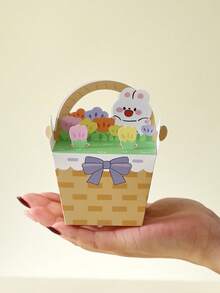10pcs/20pcs Mini Cartoon Rabbit Gift Boxes,Mini Treat Boxes For Candy, Chocolates, And Small Gifts, Ideal For Party Favors, Elegant Paper Gift Bags For Easter - Bow Bunny Box - View 11