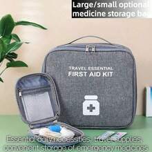 1pc/2pcs Portable First Aid Kit, Mini Medical Bag, Home Medicine Storage Box, Reusable Pill Case, Durable Zipper Medical Pouch For Home, Travel, Camping, Hiking, Work And School. Ideal Outdoor Emergency Survival Kit, Health And Pandemic Prevention Medicine Storage Bag. Suitable As A Gift For Family And Friends On Mother's Day, Father's Day, Halloween, Thanksgiving, Christmas, New Year And Valentine's Day. - TB0623 - View 4