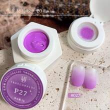 FRESCOBALDI Esmalte de uñas en gel semi-sólido de 20 colores, altamente saturado y aplicable con brocha, apto para uso en salón y DIY en todas las estaciones. - Multicolor - Ver 19