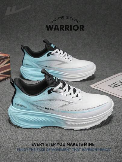  Warrior Fashionable Retro Men's Sports Shoes Spring And Summer Comfortable Running Shoes Modest Style Casual Yet Sleek Sneakers Applicable Throughout The Year Wear-Resisting All-Day Wear Training Sneakers Soft Sole