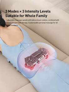 Haier Neck, Shoulder & Back Massager Kneading X Heat Therapy X Ergonomic Support Human Engineering Design 3 Intensity Levels X 2 Heat Settings - View 9