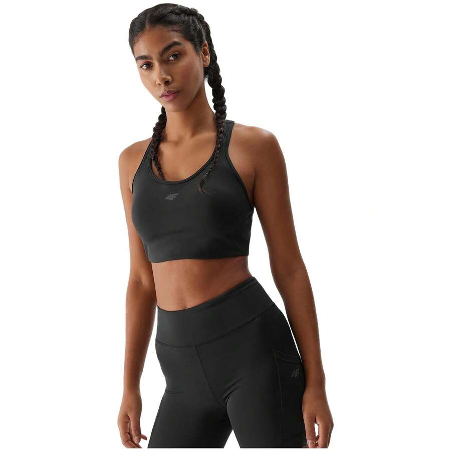 Women Sports Bras - Black - View 1