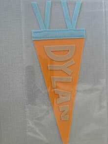 Personalized Felt Triangle Flag | Baby Room Decor, Newborn Gift ,Multi-Scenario, Baby Shower Gift - Multicolor - View 8