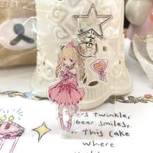 1 móc khóa Acrylic nguyên bản, đồng phục JK, đàn ghi-ta, cô gái tóc dài màu hồng, thời trang thường ngày, bạn gái, chị gái, Y2K Retro, trường học, dễ thương, đường phố, thường ngày, tiệc tùng, điện thoại, đồ lưu niệm trường học, quà tặng cho bạn gái - Nhiều màu - Xem 10