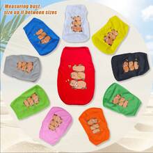 Gilet pour animaux de compagnie à motif de campagnol aquatique à 3 couches, lavable en machine, convient aux chiens de petite et moyenne taille, plusieurs couleurs disponibles, idéal pour les activités intérieures et extérieures, tailles : S-2XL - Gris - Voir 8