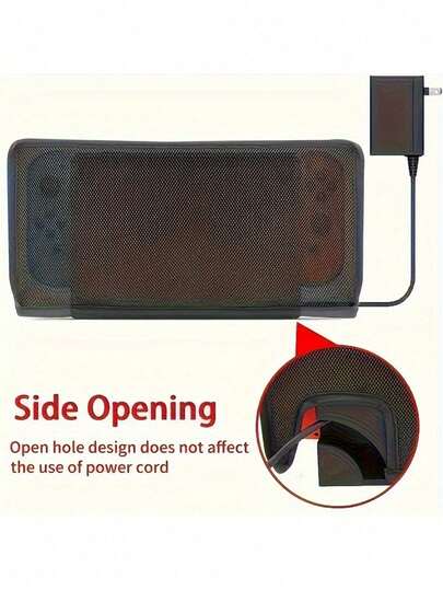 1pc Protective Dust Cover Case Designed For Gaming Console, Featuring Anti-Scratch Properties And A Mesh Stopper For Accessories