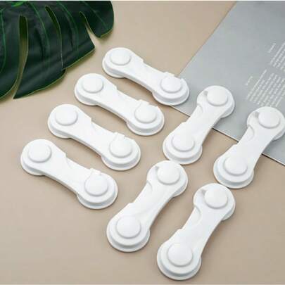 Multi-Functional Safety Protection Lock, No Drilling Required, Anti-Pinch, Drawer Lock, Easy Refrigerator & Cabinet Door Lock