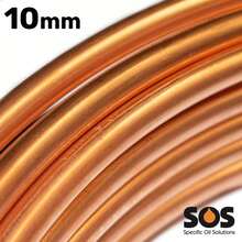 Yorkshire 10mm Copper Tube Microbore Soft Coil Oil Line Pipe 20m EN 1057 Table W - B - View 2