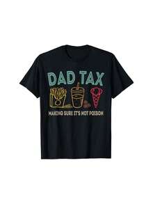 Camiseta "Pai, vamos ver se não é veneno", Camiseta para o Dia dos Pais, Camiseta para o Melhor Pai, Presente para o Pai, Piada de Pai para o Dia dos Pais - Preto - Ver 1