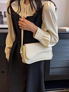 New Versatile Shoulder Bag - White - View 5