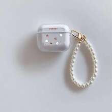 樱桃图案保护套，兼容苹果蓝牙耳机，防刮防摔，适用于苹果蓝牙耳机。 - 無色 - 查看 9