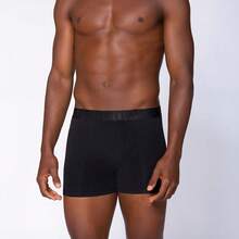 Cueca Lupo Boxer Algodão com Elastano 784-088 C/2 - Branco/Preto (32) - Visão 6
