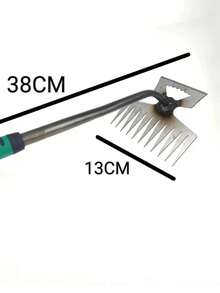 2026 Quitamalezas de acero de manganeso resistente actualizado, herramienta manual multifunción para remover, mango de metal resistente, adecuado para quitar malezas y cavar en el jardín y el patio - Multicolor - Ver 12