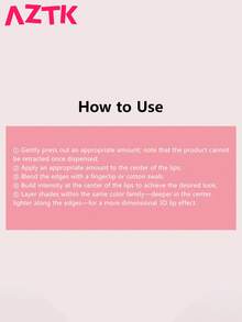 AZTK Moisturizing Lip Gloss With Glossy Mirror Finish, For Daily Use - MJ105 - View 7