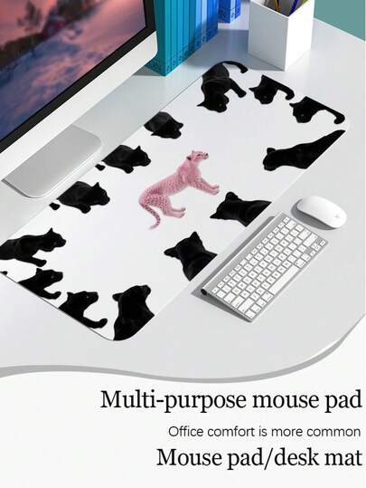 这款酷炫图案的PU皮革鼠标垫，厚度2毫米，非常适合办公、游戏、工作和学习。它也是斋月期间的绝佳礼物。