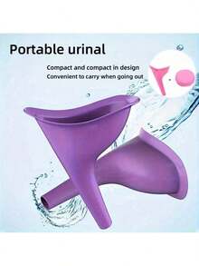 Bộ 2/1 bồn tiểu, phễu đi vệ sinh, dụng cụ chăm sóc cá nhân, bồn tiểu khẩn cấp, thiết bị đi tiểu bằng silicon, phễu đi tiểu di động dành cho nữ, dụng cụ đi tiểu ngoài trời di động dành cho nữ, bồn tiểu đứng dành cho nữ, phễu đi tiểu thẳng đứng, nhà vệ sinh đứng dành cho nữ, bồn tiểu ngoài trời dành cho nữ, bồn tiểu silicon di động dành cho nữ, thiết bị đi tiểu bằng silicon có thể tái sử dụng. Tạm biệt sự bất tiện của nhà vệ sinh ngồi xổm và bảo vệ sức khỏe phụ nữ; nhỏ gọn và dễ mang theo, phù hợp cho trường hợp khẩn cấp và nhiều tình huống khác nhau, đáp ứng nhu cầu đi vệ sinh của phụ nữ trong những thời kỳ đặc biệt và môi trường đặc biệt, sử dụng mọi lúc mọi nơi. - Phong cách nữ - Xem 2