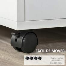 HOMCOM Archivadores - Blanco - Ver 7