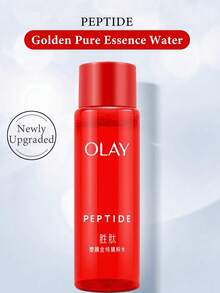 Olay 50毫升肽黄金纯净精华爽肤水，全新提拉紧致黄金纯净爽肤水，补水保湿，补充肌肤水分，温和护肤，质地轻盈，均匀肤色，滋养肌肤，深层保湿，适合所有肤质，尤其适合干性暗沉肌肤，日常面部精华，改善肤质和衰老迹象，令肌肤柔软、光滑、透亮。 - 精華水50ml - 查看 2