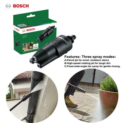  BOSCH Adjustable Pressure Washer Nozzle Tips,Pressure Washer Jet Wash Rotating For Turbo Nozzle Tip For Replace Parts