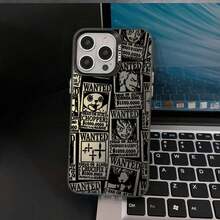 おしゃれなスマホケースfor  16 Pro Max/16 Plus/16 Pro/16/15 Pro Max/15 Plus/15 Pro/15/14 Pro Max/14 Plus/14 Pro/14/16E/13 Pro Max/13 Pro/13/12 Pro Max/12 Pro/12/11 Pro Max/11 - 半透明の黒 - チェックする 5