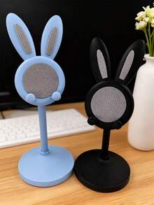 可爱兔子造型桌面手机支架，高度可调节，可伸缩，适用于办公桌、电视观看、厨房菜谱查看、餐厅餐桌手机放置等场合。 - 手機支架 - 查看 4