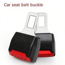 2pcs Car Safety Belt Buckle Extender, Rear Seat Latch Limiter Lock Clip, Practical Modification Accessory - Seatbelt Extender Buckle - View 12
